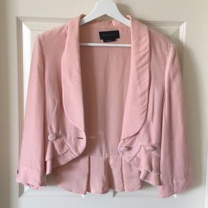 BCBG women very cute pink jacket. Size S